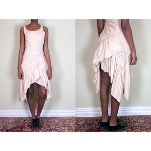 Issey Miyake Dress Issey Miyake Women Issey Miyake Vintage Pink Dress Ruffle